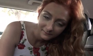 Teen Redhead Copulates Uber Serving-wench POV