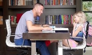 PASSION-HD Tiny kirmess Piper Perri copulates her big dick teacher